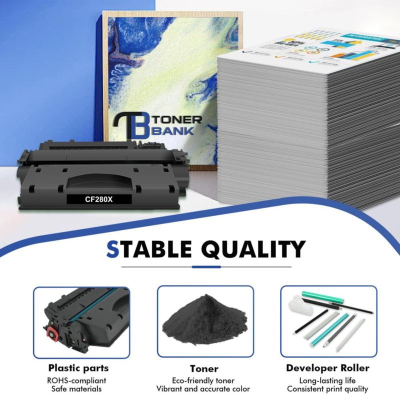Cartucho de tóner Toner Bank CF280X 80X (paquete de 2)