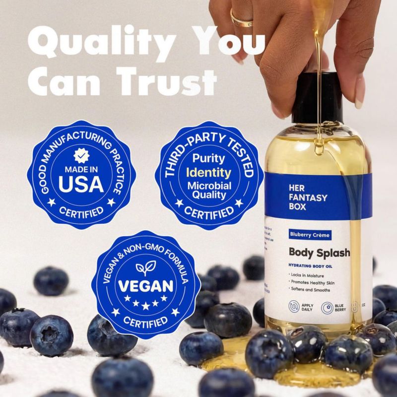 Body Splash Her Fantasy Box Blueberry Crème 236 ml