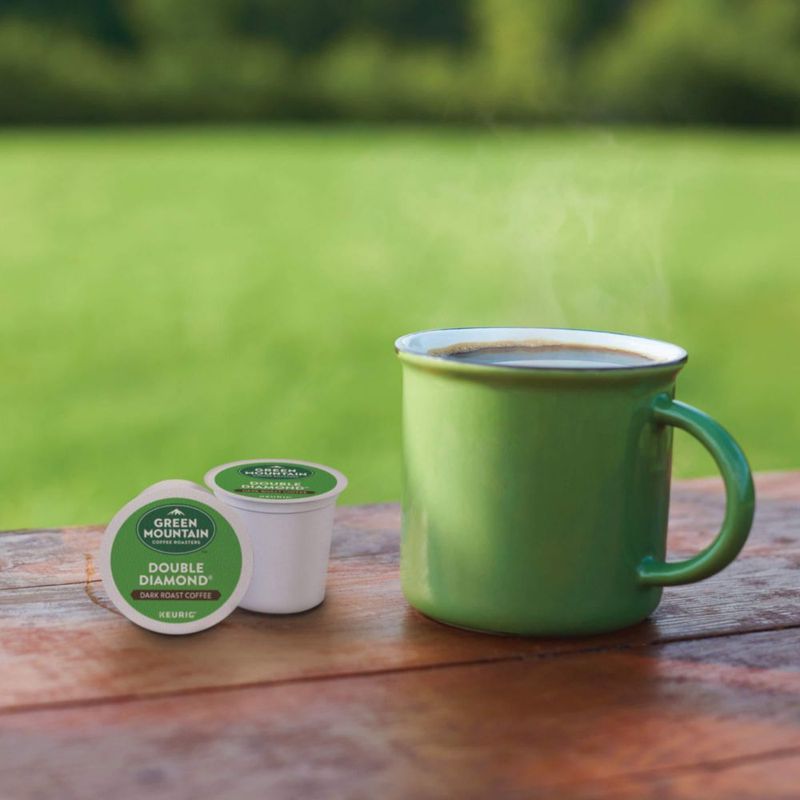 Cápsulas de café Green Mountain Double Diamond Dark Roast 96 unidades