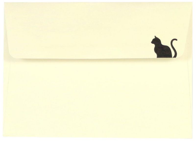 Tarjetas de notas PETER PAUPER PRESS 14 unidades Gato negro