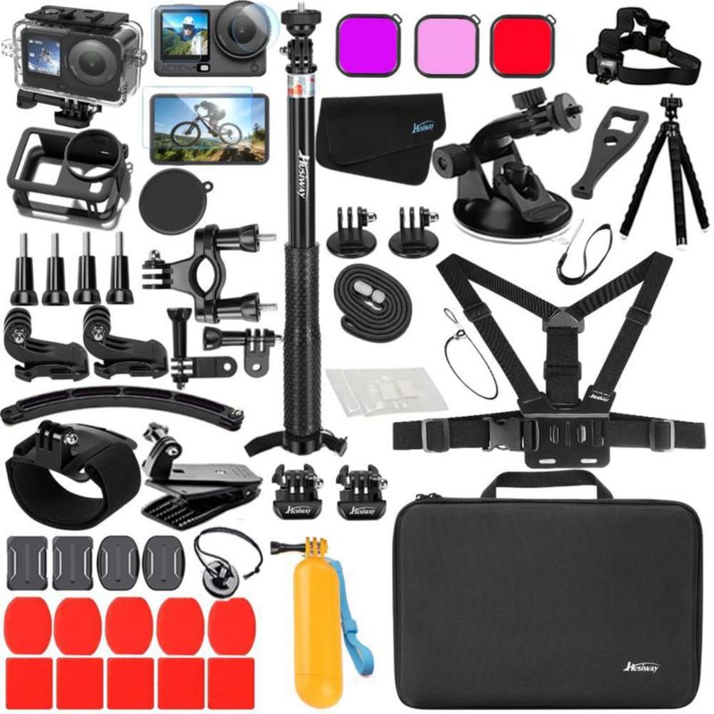 Kit de Accesorios Husiway para DJI Osmo Action 6 Resistente al Agua