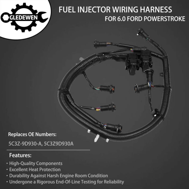 Arnés de cableado Gledewen para Ford 6.0L Powerstroke Diésel