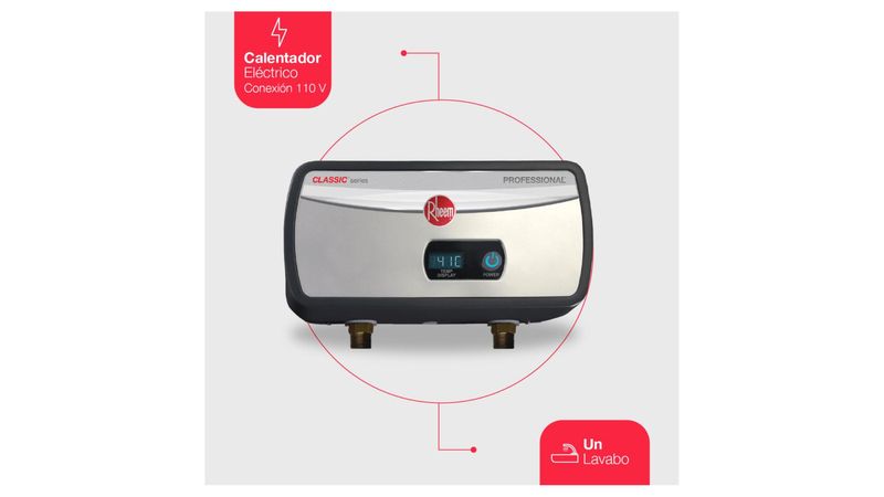 Calentador Instantáneo Eléctrico 4 KW – Rheem México