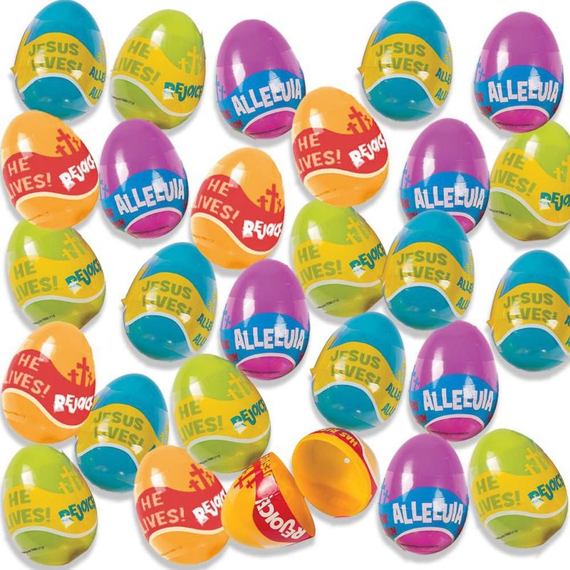 Huevos de Pascua Fun Express 24 piezas con pelota de 25 mm