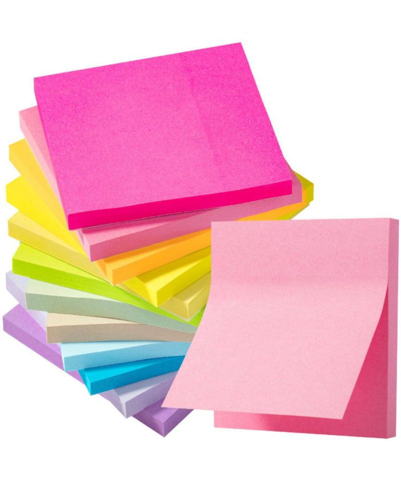 Notas adhesivas Mr. Pen 76 cm 12 blocs 600 hojas