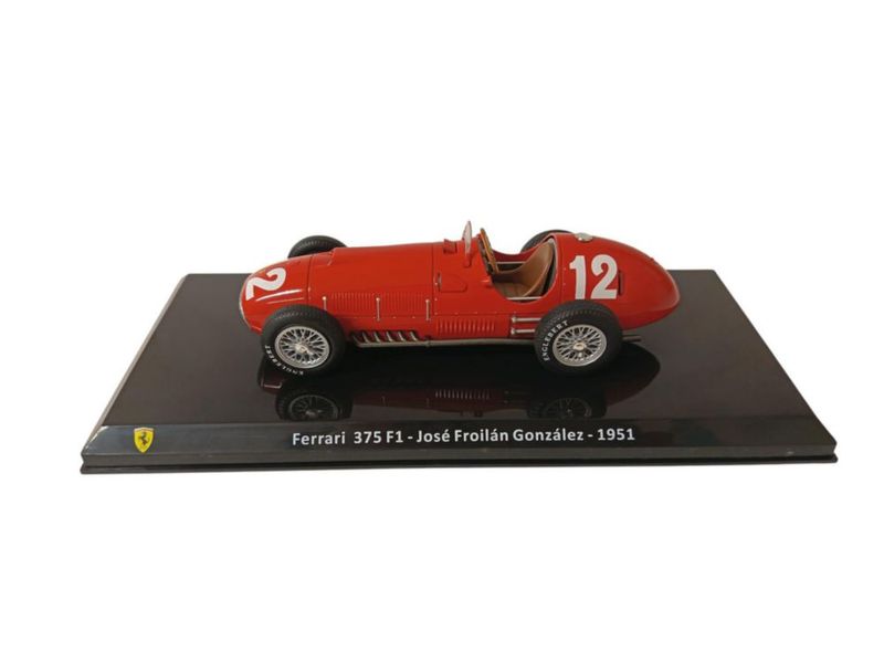 Coche miniatura de metal Ferrari 375 F1 escala 1/24 – OPO 10