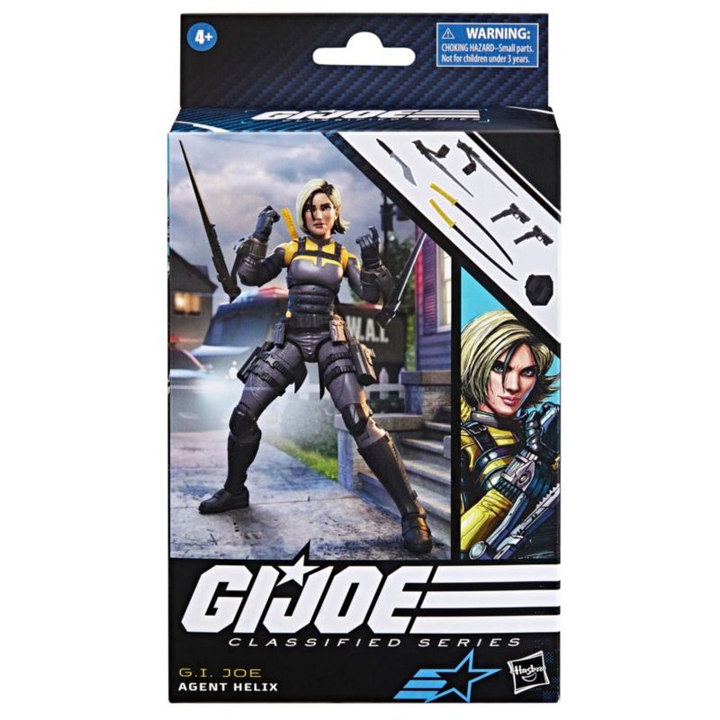 Figura de acción G.I. Joe Classified Series Agent Helix 15cm