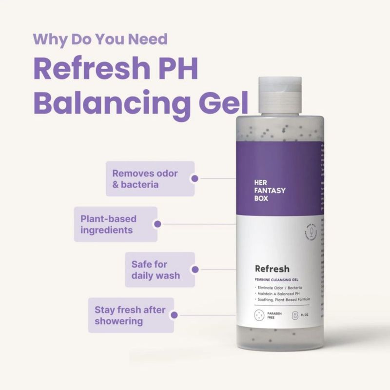 Gel de ducha Her Fantasy Box Refresh pH Balancing Feminine Care