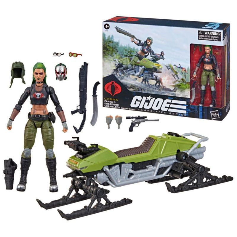 Set de figuras de acción G.I. Joe Classified Series Zanya 15 cm