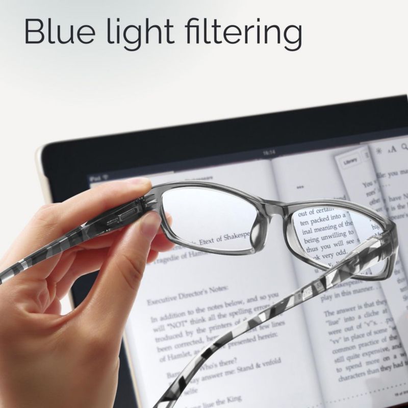 Gafas de Lectura Gaoye Pack de 5 con Luz Azul para Mujer