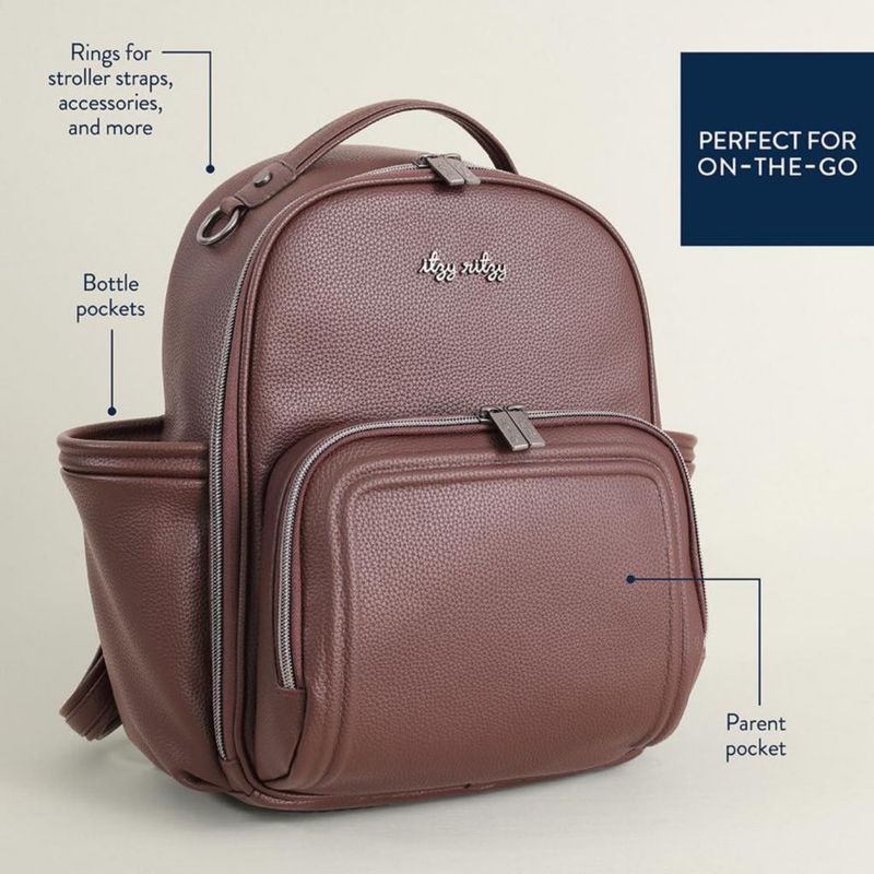 Mochila Pañalera Mini Itzy Ritzy Espresso