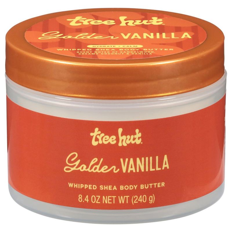 Manteca corporal Tree Hut Golden Vanilla batida 240 g