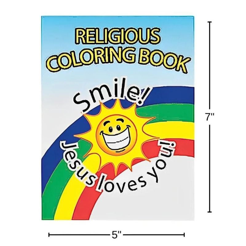 Libro para colorear Fun Express 13 × 18 cm paquete de 72 para niños