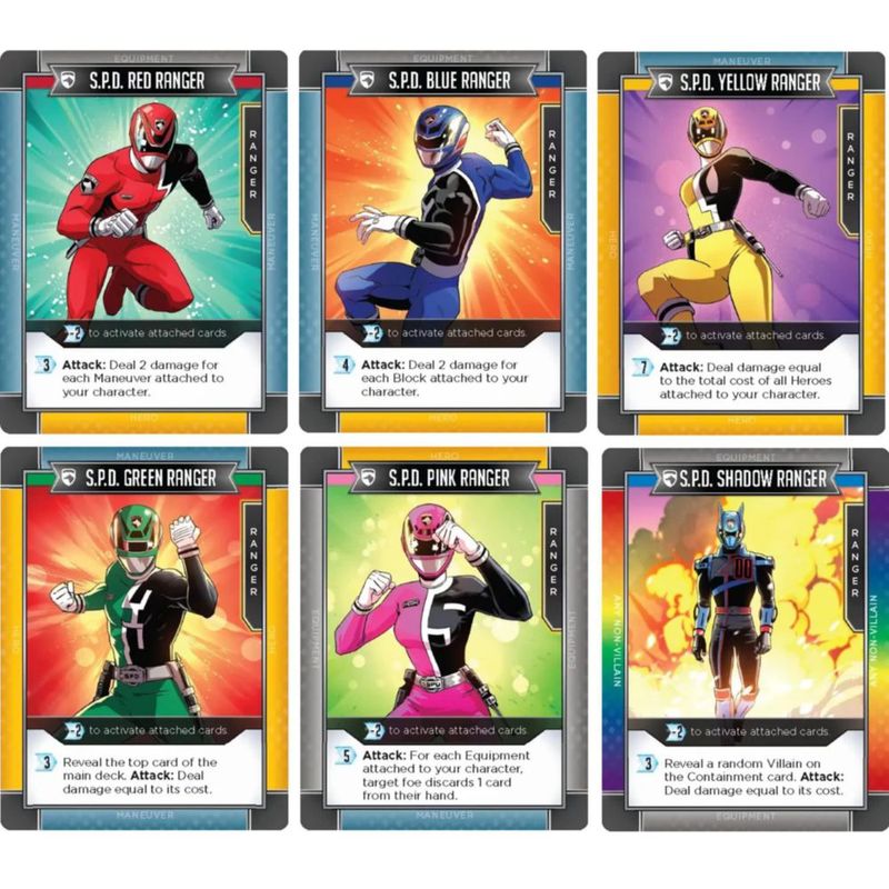 Juego de Construcción de Mazos Renegade Power Rangers S.P.D. – Expansión