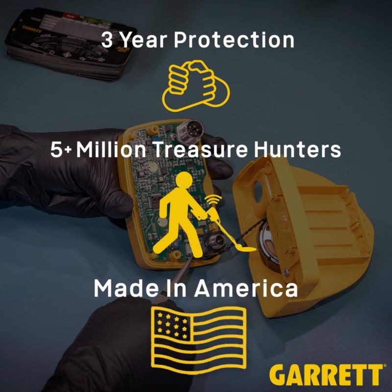 Detector de Metales Garrett ACE 300 con Identificación Digital - Kit