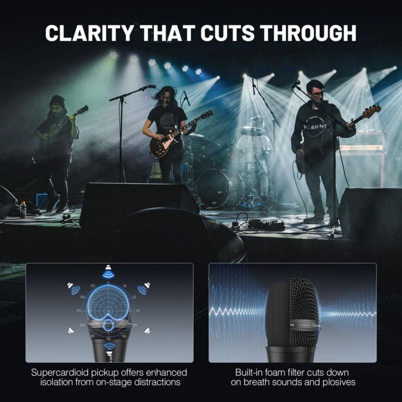 Micrófono Phenyx Pro PM-26 XLR Supercardioide