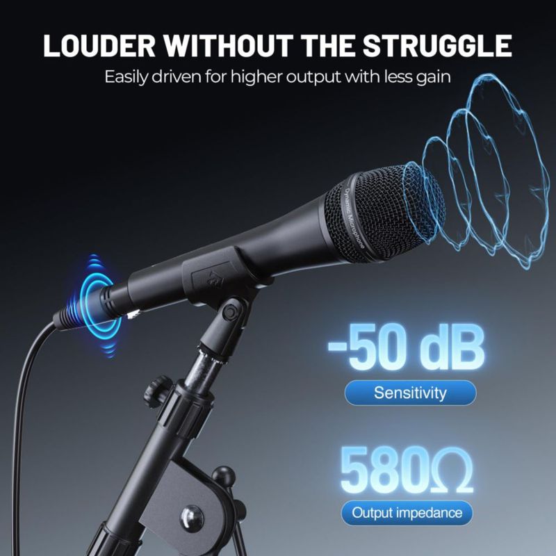 Micrófono Phenyx Pro PM-26 XLR Supercardioide