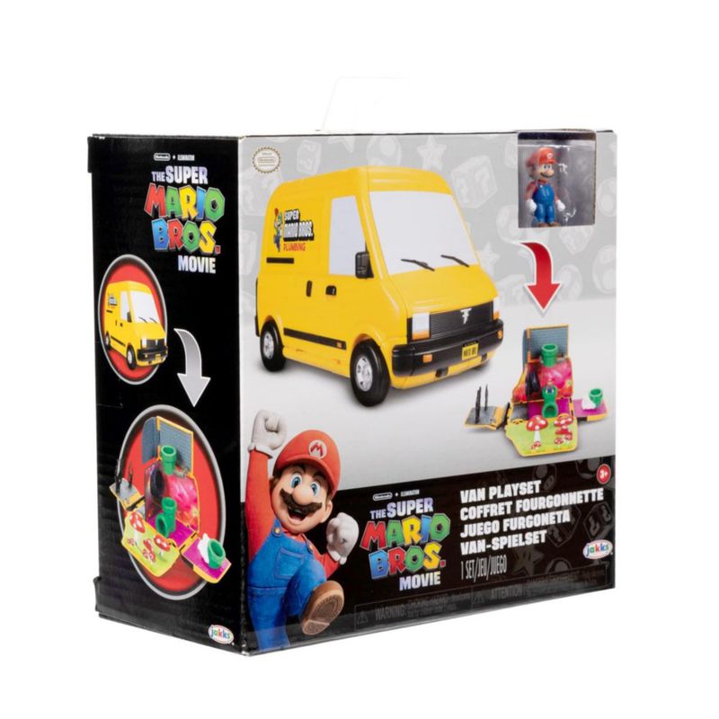 Playset The Super Mario Bros. Movie Van con Mini Mario 3+