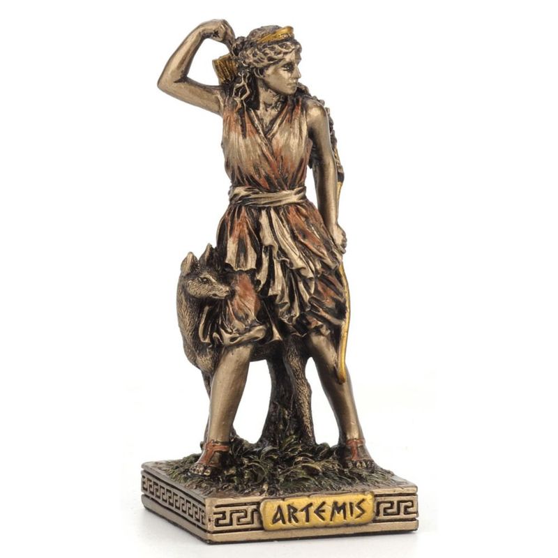 Figura Veronese Design Artemisa Bronce 4x4x9 cm