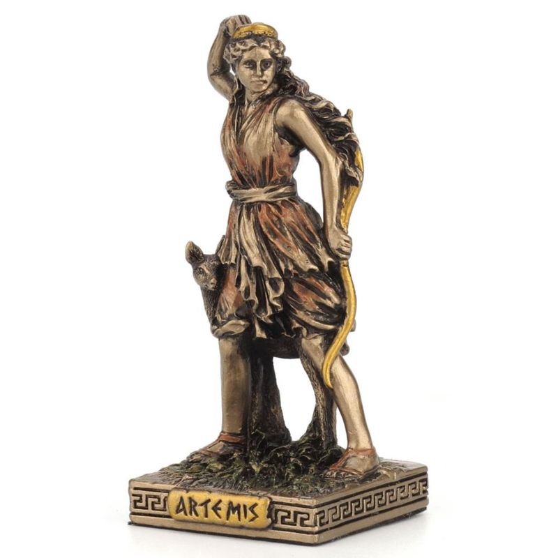 Figura Veronese Design Artemisa Bronce 4x4x9 cm