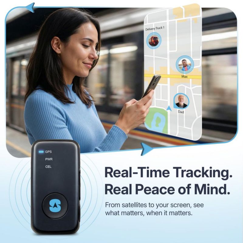 Rastreador GPS Spy Tec Atlas - Batería de 14 Días y 4G