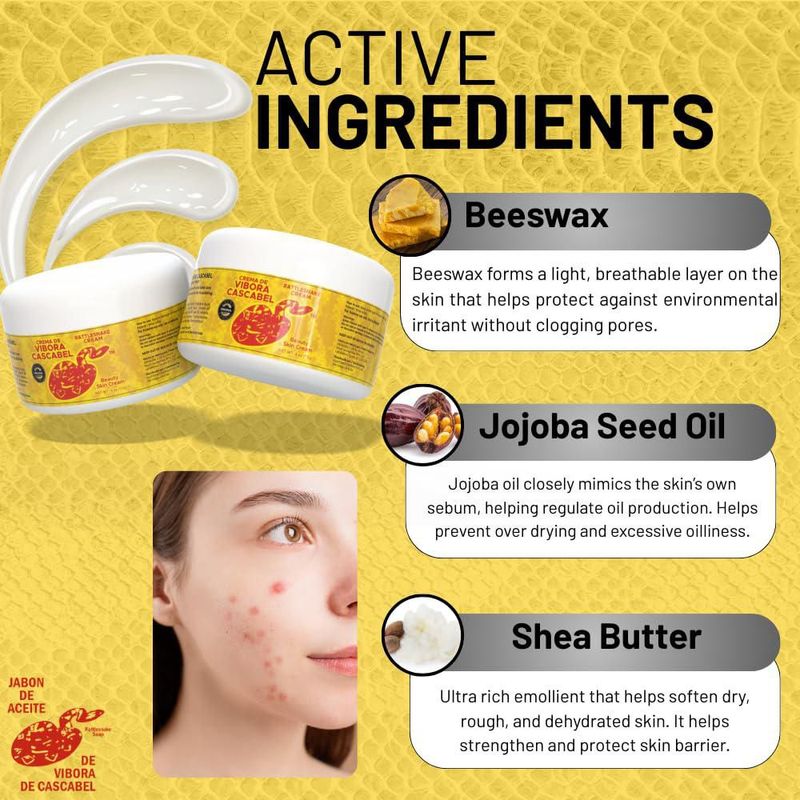 Crema de Belleza JABÓN DE ACEITE VÍBORA DE CASCABEL 113 ml