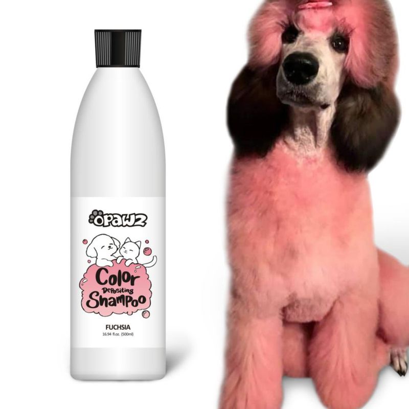 Champú OPAWZ de Color Depositante para Perro y Gato 500 ml Fucsia