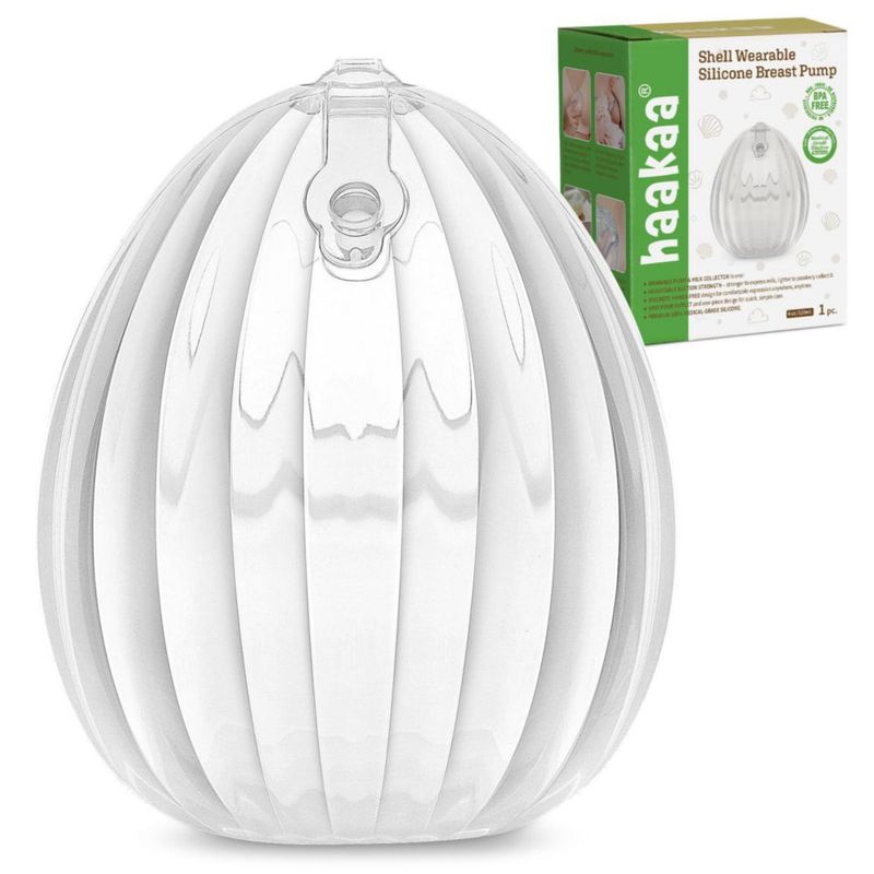 Bomba de Pecho Haakaa Shell 120 ml Manual Portátil