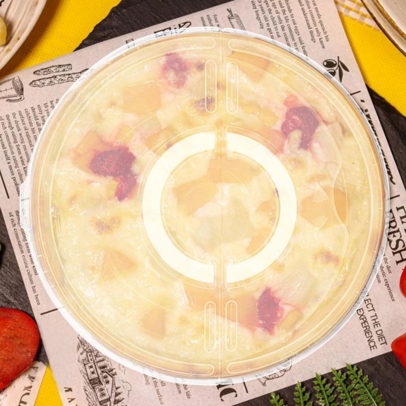 Contenedor para Alimentos FMOACEN Transparente 29 cm con 2 Compartimentos