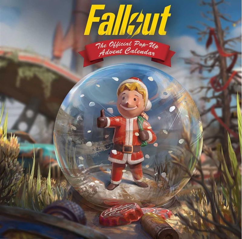 Libro Insight Editions Calendario de Adviento Pop-Up Oficial de Fallout