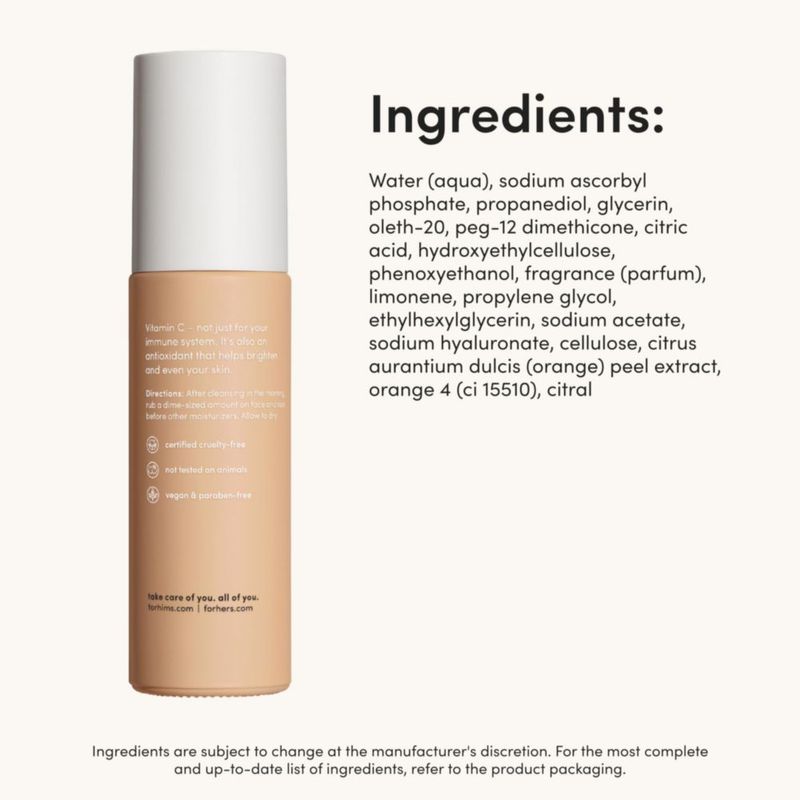 Crema Hidratante HIMS & HERS 30 ml con Ácido Hialurónico