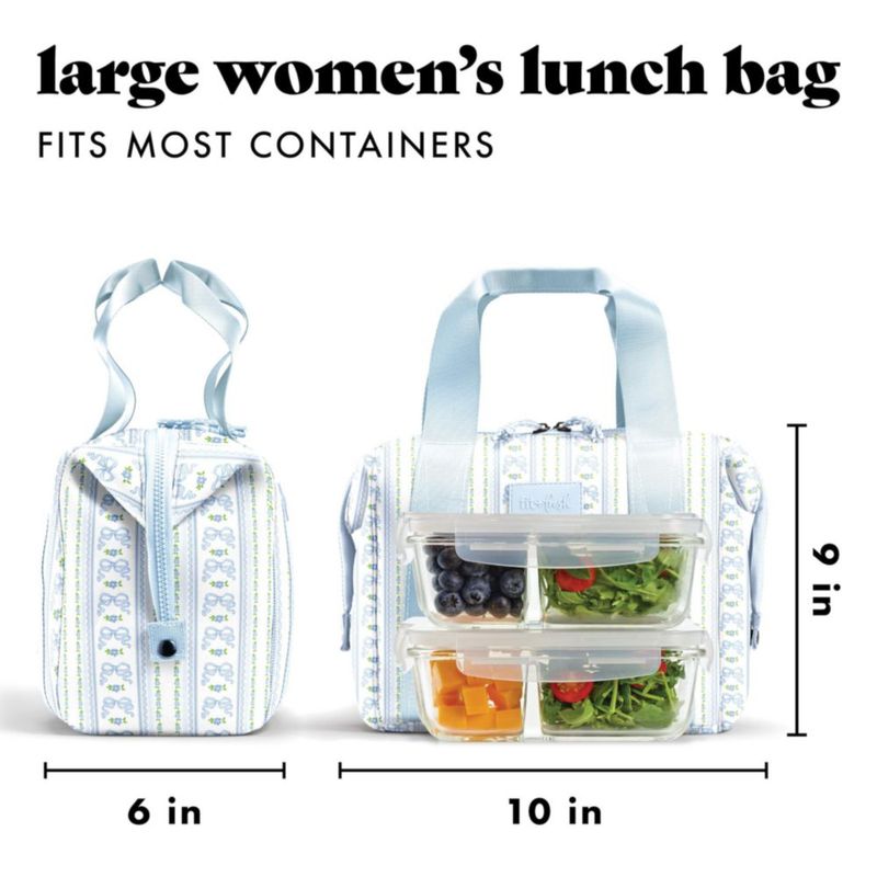 Bolsa de Almuerzo Fit & Fresh 25 × 15 × 23 cm con Paquete de Hielo