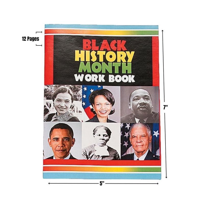 Pack de 24 libros de actividades del Mes de la Historia Negra - Fun Express