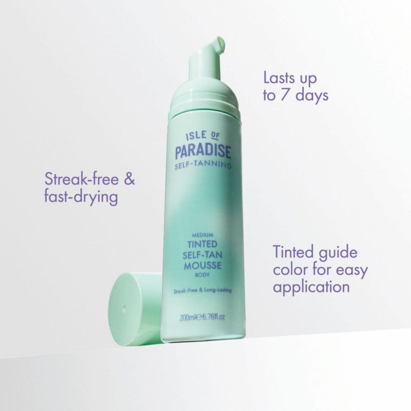 Mousse autobronceadora Isle of Paradise Dark 200 ml