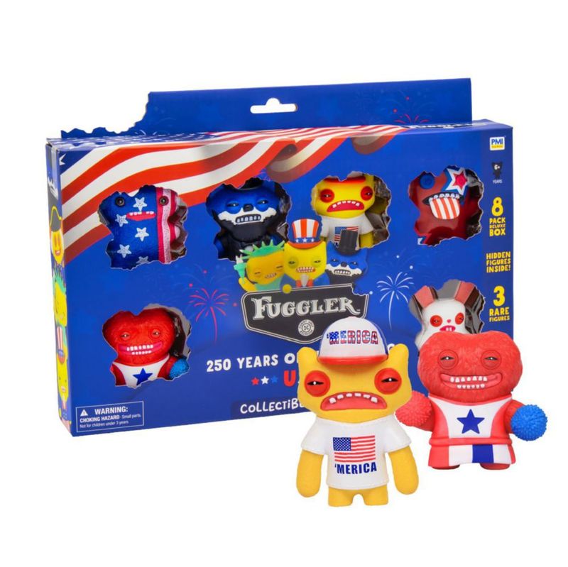 Figuras coleccionables P.M.I. Fuggler EE. UU. 250 – Pack de 8