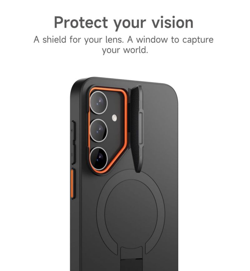 Funda para teléfono SURITCH Galaxy S24 Plus magnética negra