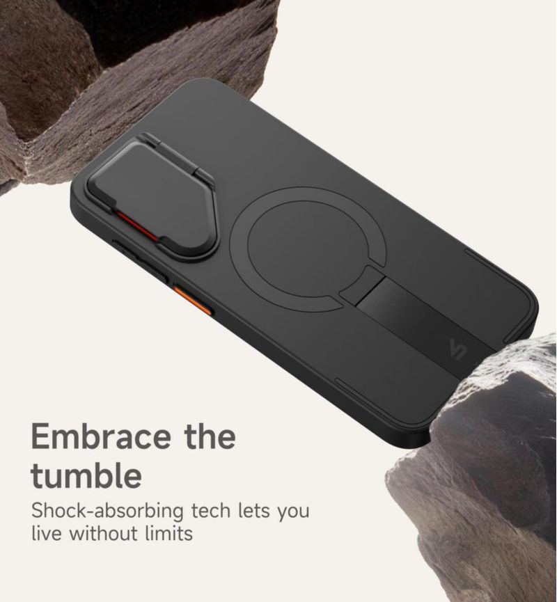 Funda para teléfono SURITCH Galaxy S24 Plus magnética negra