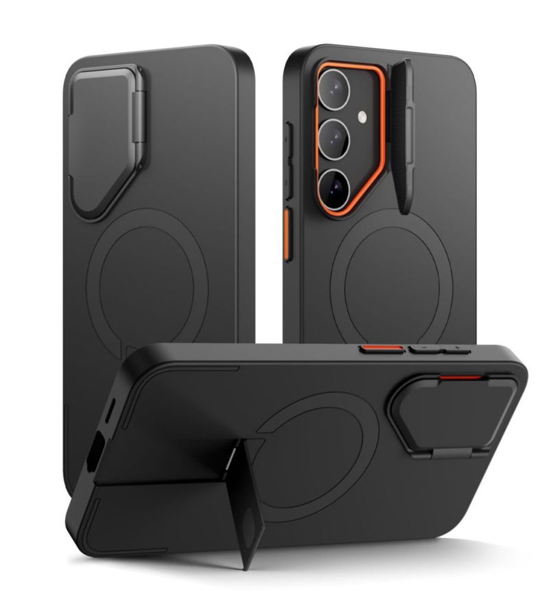 Funda para teléfono SURITCH Galaxy S24 Plus magnética negra