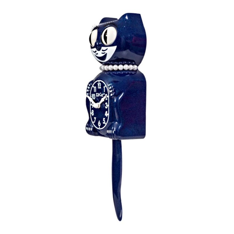 Reloj de Gato Kit-Cat Klock Edición Limitada Galaxy Azul