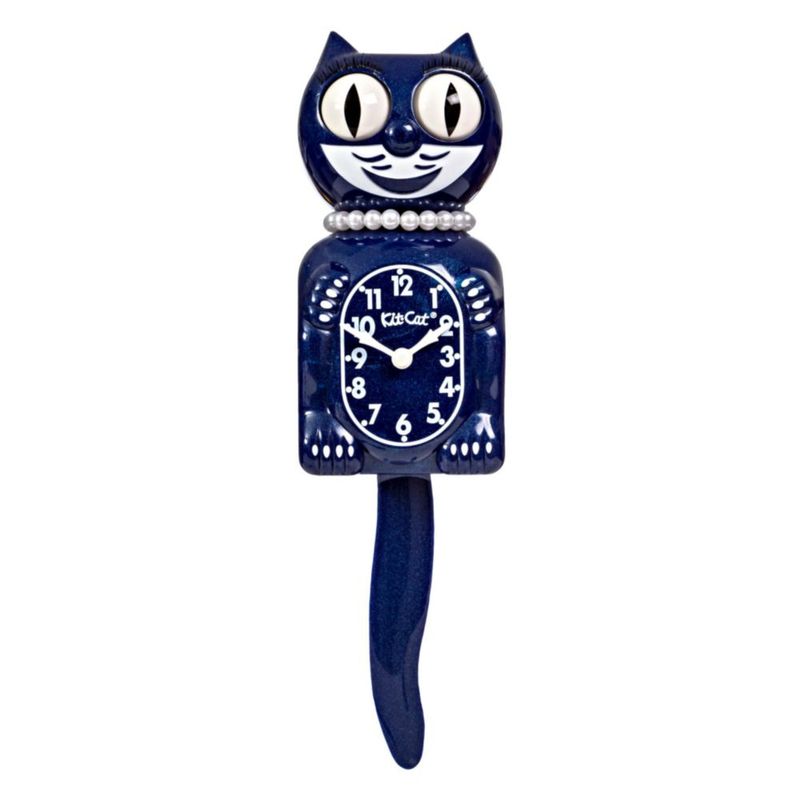 Reloj de Gato Kit-Cat Klock Edición Limitada Galaxy Azul