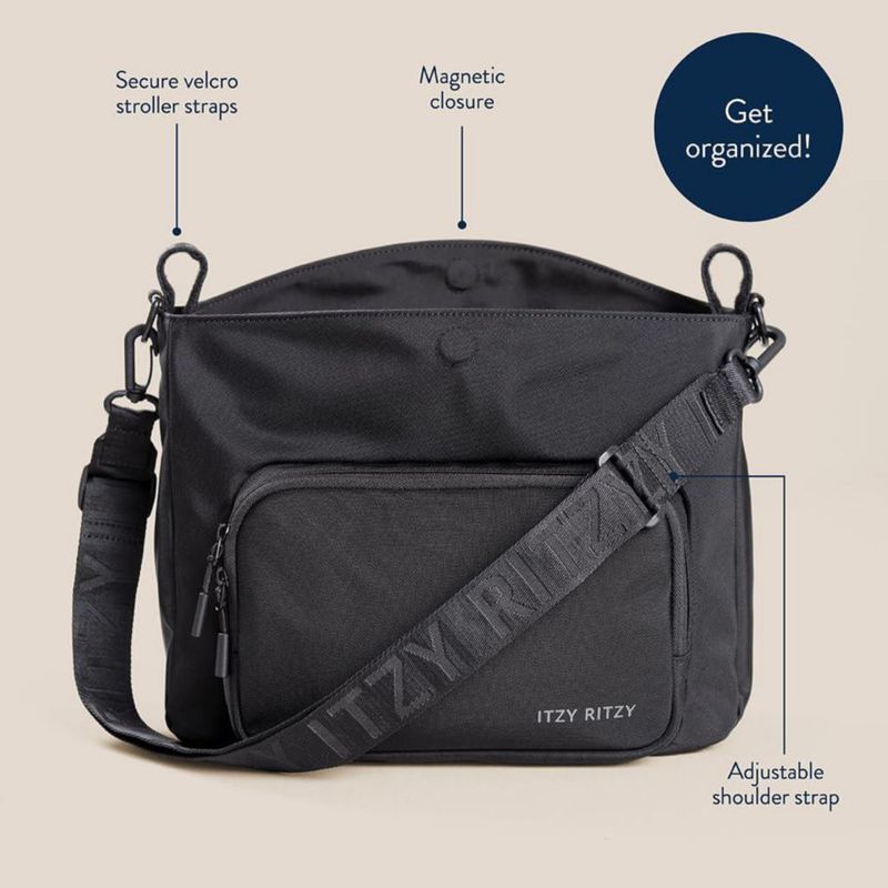 Organizador para Cochecito Cargo Caddy Itzy Ritzy Negro
