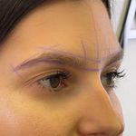 Cinta de Mapeo de Cejas Ink Permanent 30 m Lila Preentintada