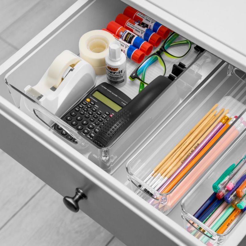 Cajas organizadoras Sorbus tamaño mediano pack de 10 plástico transparente