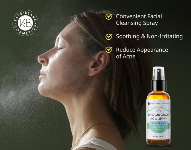 Spray facial de ácido hipocloroso Kate Blanc Cosmetics 120 ml