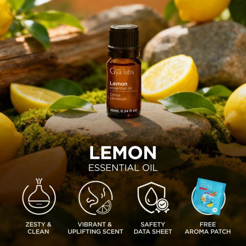 Aceite esencial de limón Gya Labs 10 ml - Aromaterapia