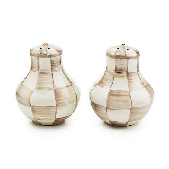 Set de Sal y Pimienta MACKENZIE-CHILDS Small Mocha Check