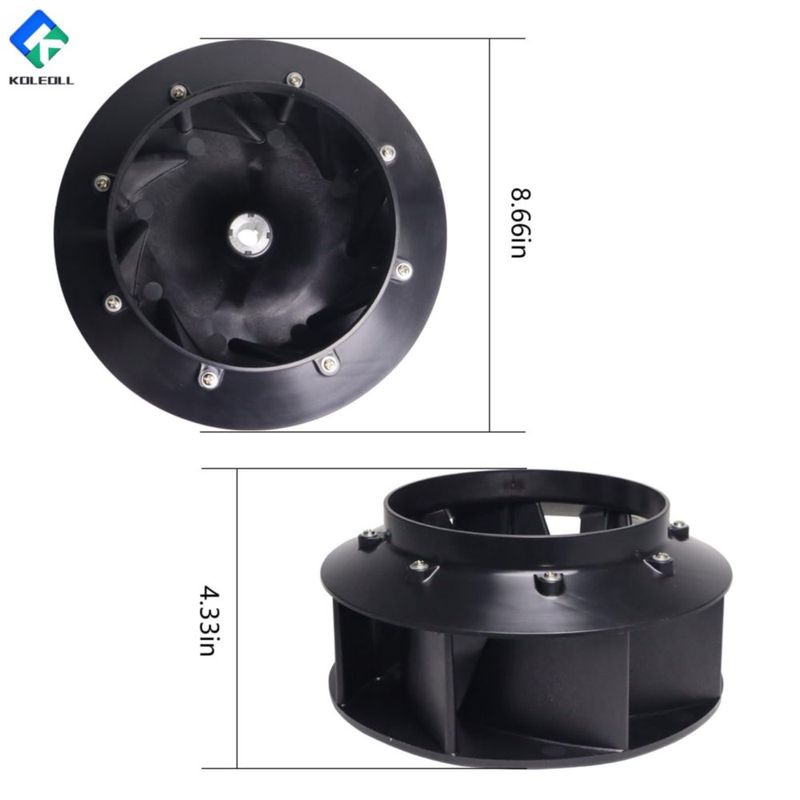 Conjunto de soplador para secadora KOLEOLL 70359801P 872" OD 30 lb paquete de 2
