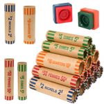Envoltorios de Monedas L LIKED 60 pzas con Herramienta de Crimpado