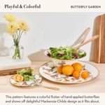 Plato de Cena MACKENZIE-CHILDS – Patrón Jardín de Mariposas