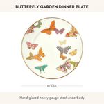 Plato de Cena MACKENZIE-CHILDS – Patrón Jardín de Mariposas